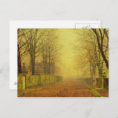 Carte Postale John Atkinson Grimshaw | Evening Glow, c.1884 (hui (Devant / Derrière)