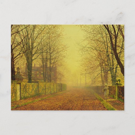Carte Postale John Atkinson Grimshaw | Evening Glow, c.1884 (hui (Devant)