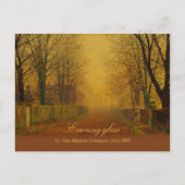 Carte Postale John Atkinson Grimshaw Evening glow CC0869 (Devant)