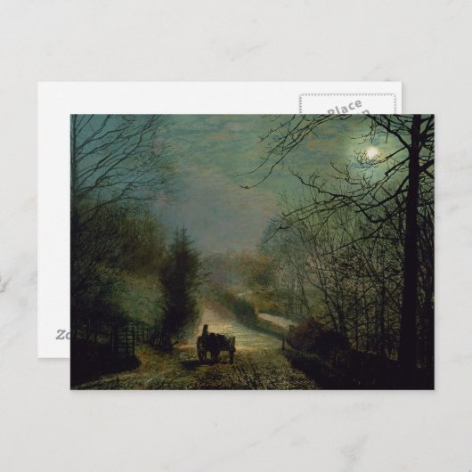 Carte Postale John Atkinson Grimshaw | Forge Valley (Devant / Derrière)