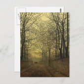 Carte Postale John Atkinson Grimshaw - Octobre Gold (Devant / Derrière)