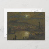 Carte Postale John Atkinson Grimshaw - Whitby de Scotch Head (Devant / Derrière)