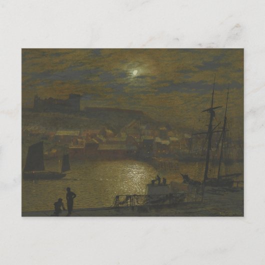 Carte Postale John Atkinson Grimshaw - Whitby de Scotch Head (Devant)