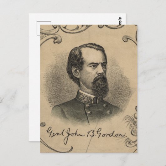 Carte Postale John B. Gordon (Devant / Derrière)
