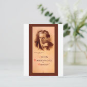 Carte Postale John Barrymore dans Hamlet Broadway 1922 (Debout devant)