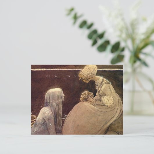 Carte Postale John Bauer Agneta et le roi du lac (Debout devant)