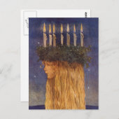 Carte Postale John Bauer - Art de conte de fées (Devant / Derrière)