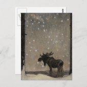 Carte Postale John Bauer - Art de conte de fées (Devant / Derrière)