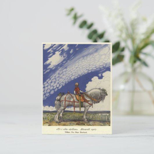 Carte Postale John Bauer - Dans le vaste monde (Debout devant)