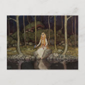 Carte Postale John Bauer La princesse dans la forêt (Devant)