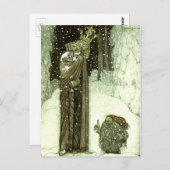 Carte Postale John Bauer La Princesse et le Troll (Devant / Derrière)
