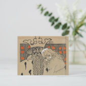 Carte Postale John Bauer, Linda Gull och den gamle, 1905 (Debout devant)