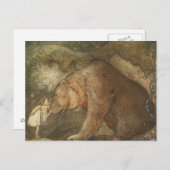 Carte Postale John Bauer - Pauvre petite base (Devant / Derrière)