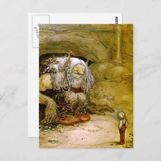 Carte Postale John Bauer - Troll (Devant / Derrière)