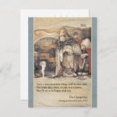 Carte Postale John Bauer Troll couple et princesse bébé CC1024 (Devant / Derrière)