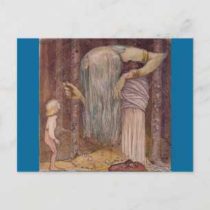 Carte Postale John Bauer TROLL HERB