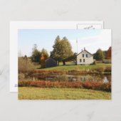 Carte Postale John Brown Farm Historique Adirondack Automne Grèv (Devant / Derrière)