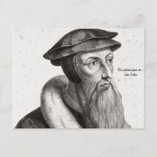 Carte postale - John Calvin "Cette carte postale m