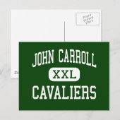 Carte Postale John Carroll - Cavaliers - Catholique - Birmingham (Devant / Derrière)