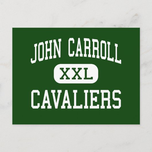 Carte Postale John Carroll - Cavaliers - Catholique - Birmingham (Devant)