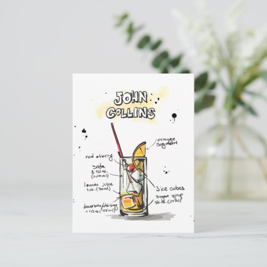 Carte Postale John Collins (Debout devant)