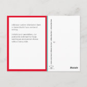 Carte Postale John coloré 3:16 | Foi (Dos)