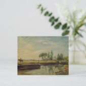 Carte Postale John Constable | A Barge below Flatford Lock, c.18 (Debout devant)