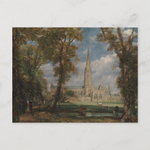 Carte Postale John Constable   Cathédrale de Salisbury de Bish
