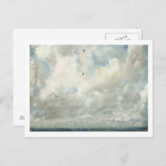Carte Postale John Constable | Cloud Study, 1821 (huile sur papi (Devant / Derrière)