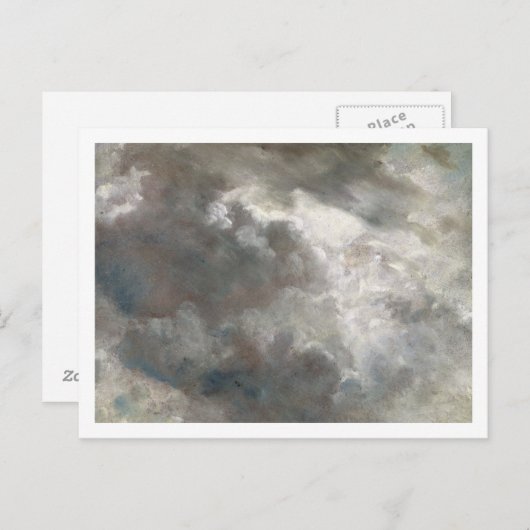 Carte Postale John Constable | Cloud Study, 1821 (huile sur papi (Devant / Derrière)