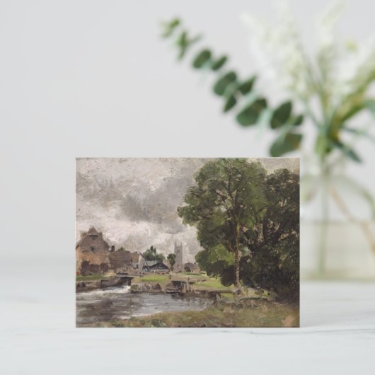 Carte Postale John Constable | Dedham Lock and Mill (Debout devant)
