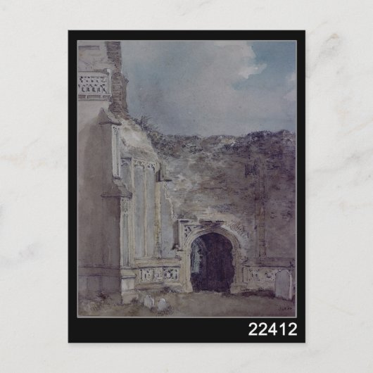 Carte Postale John Constable | Église de Bergholt Est (Devant)