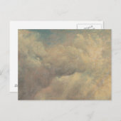 Carte Postale John Constable - Étude sur le nuage (Devant / Derrière)