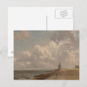 Carte Postale John Constable - Harwich - Le phare bas (Devant / Derrière)