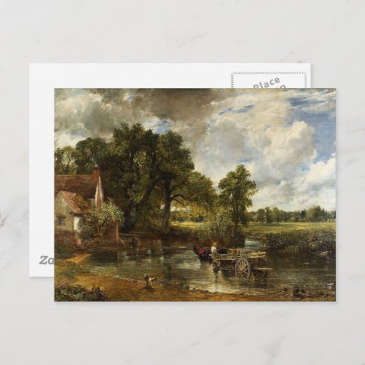 Carte Postale John Constable Hay Wain (Devant / Derrière)
