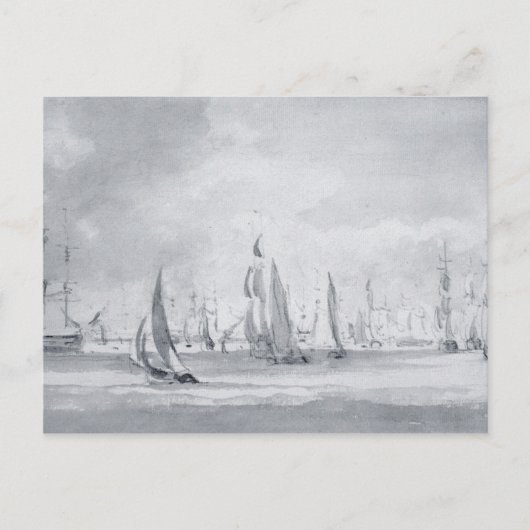 Carte Postale John Constable | Livraison dans la Tamise (Devant)