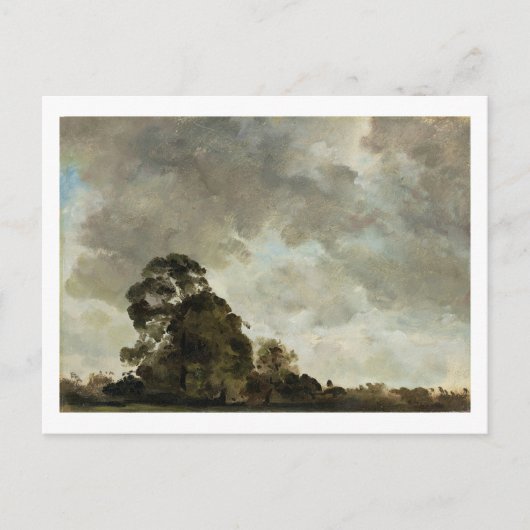 Carte Postale John Constable | Paysage à Hampstead, Tree et (Devant)