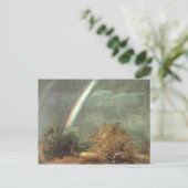 Carte Postale John Constable - Paysage avec double arc en ciel (Debout devant)