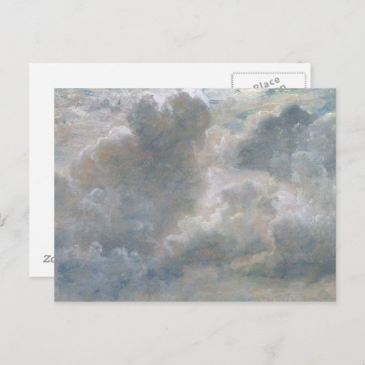 Carte Postale John Constable | Study of Cumulus Clouds, 1822 (Devant / Derrière)