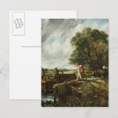 Carte Postale John Constable | The Lock, 1824 (Devant / Derrière)