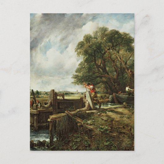 Carte Postale John Constable | The Lock, 1824 (Devant)