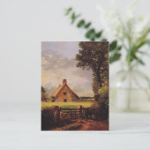 Carte Postale John Constable - Un chalet dans un champ de maïs (Debout devant)