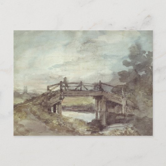 Carte Postale John Constable | Un pont sur la pierre (Devant)
