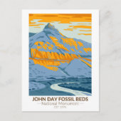 Carte Postale John Day Fossil Beds National Monument Oregon Post (Devant)