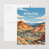 Carte Postale John Day, Oregon (Devant / Derrière)