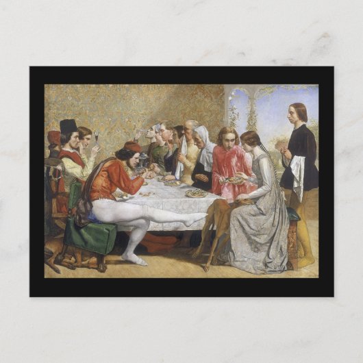 Carte Postale John Everett Millais Isabella (Devant)