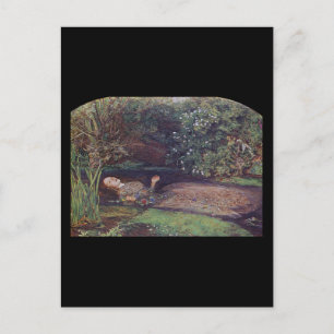 Carte Postale John Everett Millais Ophelia