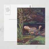 Carte Postale John Everett Millais Ophelia (Devant / Derrière)