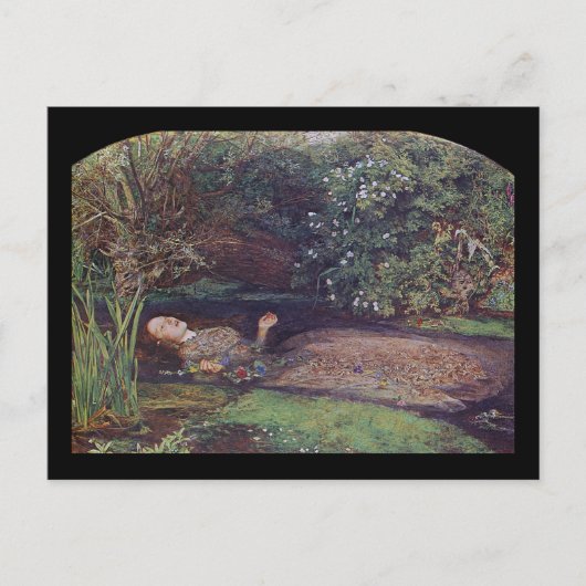 Carte Postale John Everett Millais Ophelia (Devant)