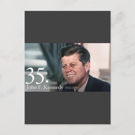 Carte Postale John F. Kennedy (Devant)
